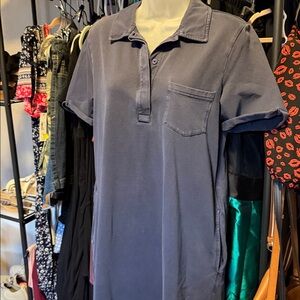 Casio T Shirt Dress In Blue